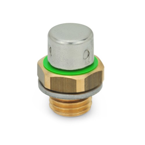 Oro išleidimo vožtuvas GN 883-G1/4-20-B-MS - žalvaris Oro išleidimo vožtuvas GN 883-G1/4-20-B-MS - žalvaris