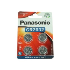 PANASONIC CR-2032 baterija - 4vnt