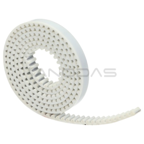 Paskirstymo diržas - ilgis - 10 HTD 5M plieninis laidas, poliuretanas 1500mm Paskirstymo diržas - ilgis - 10 HTD 5M plieninis laidas, poliuretanas 1500mm