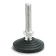 Swivel foot LV.A-100-24-AS-SST-M20x98-ESD-C - ESD base, threaded pin, stainless steel