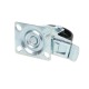 Swivel wheel fi 125mm plastic with a brake with a mounting plate, load capacity 220 kg 4083 - 152x40