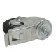 Swivel wheel fi 160mm rubber with a brake with a threaded stem, load capacity 150 kg N184160DB