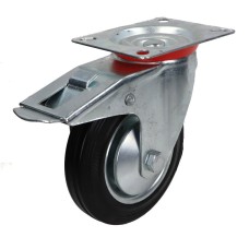 Pasukamas ratas 160mm skersmens 40mm protektorius guminė - stabdžių plokštė 104x131