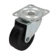 Swivel wheel fi 50mm rubber with mounting plate 2028 - 50x22