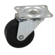 Swivel wheel fi 50mm rubber with mounting plate 2028 - 50x22