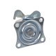 Swivel wheel fi 50mm plastic with a brake with a mounting plate, load capacity 30 kg N145050DB