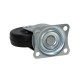 Swivel wheel fi 75mm plastic with mounting plate, load capacity 60 kg 2028 - 75x25
