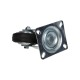 Swivel wheel fi 85mm rubber with mounting plate, load capacity 60 kg 4001 - 85x25