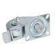 Swivel wheel, diameter 100 mm, rubber, with a brake, with a mounting plate, load capacity: 70 kg, 4023 - 100x30