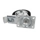Swivel wheel, diameter 85mm, rubber, with brake, with mounting plate, load capacity 60 kg 4003 - 85x25