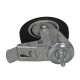 Pasukamas ratas su stabdžiu metalas-guma N184075DB - keliamoji galia 50 kg