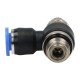 Throttle check valve plug for actuator, G 1/4 GZ, for hose fi 8 mm, plastic