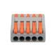 PCT installation connector, through 5x 0.08-4mm2 PCT installation connector, through 5x 0.08-4mm2