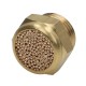 Flat silencer for a key, G3/8 GZ, brass, sintered bronze