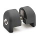Holder for panels and mesh covers PPR.25-A-3-C9 - installation without the need to make holes black