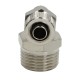 Pneumatic elbow Screwed 8 mm x 6 mm - 3/8 inch thread