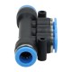 Pneumatic branch connector PKG 2 X 8mm - 3 X 6mm
