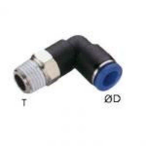 Pneumatic connector Angle MINI 4 1/8 Pneumatic connector Angle MINI 4 1/8