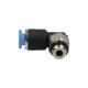 Pneumatic connector Angled MINI 4 M6