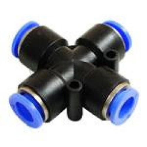 Pneumatinė jungtis Skersinė dalis 04mm PZA-04  Pneumatinė jungtis Skersinė dalis 04mm PZA-04
