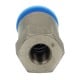 Pneumatic Fitting Straight Female 12 mm Internal Thread 1/8 inch PCF-12-1/8