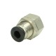 Pneumatic connector Straight Female Panel PCF-06-M5