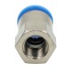 Pneumatic Connector Straight Female 12 mm Internal Thread 1/4 inch PCF-12-1/4