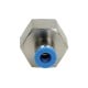 Pneumatinė jungtis Tiesi lizdinė žarna 6 mm 1/2 colio PCF06-04