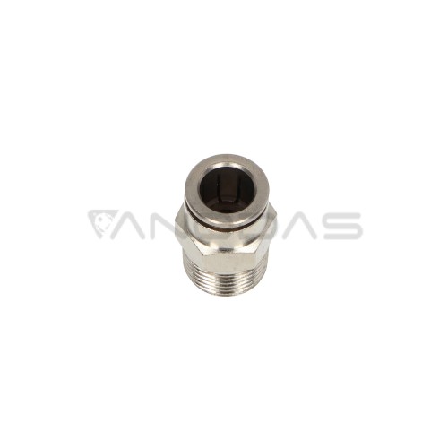 Pneumatic connector Straight METAL 10-3/8  Pneumatic connector Straight METAL 10-3/8