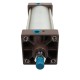 Pneumatic actuator with tie rods SC 100X500