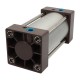 Pneumatic actuator with tie rods SC 80X200