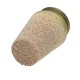 Conical pneumatic noise silencer, G 1/4 GZ, brass with sintered bronze