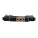 Pneumatinis solenoidinis vožtuvas 4V230E-08 DC24V 5/3 monostabilus ventiliuojamas 1/4"
