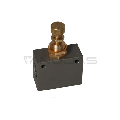 Pneumatinis vožtuvas Droselis 3/8 Pneumatinis vožtuvas Droselis 3/8