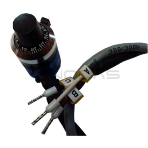 Potenciometras su POT.01 rankenėle  Potenciometras su POT.01 rankenėle