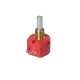 Potenciometras WX118-10k, 10 kohm, linijinis, 10%, 2W, ašis fi 6.00 mm, 24 mm, vieno apsisukimo Omter