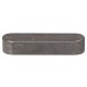 Prismatic inlet 4x4x40 steel without cover
