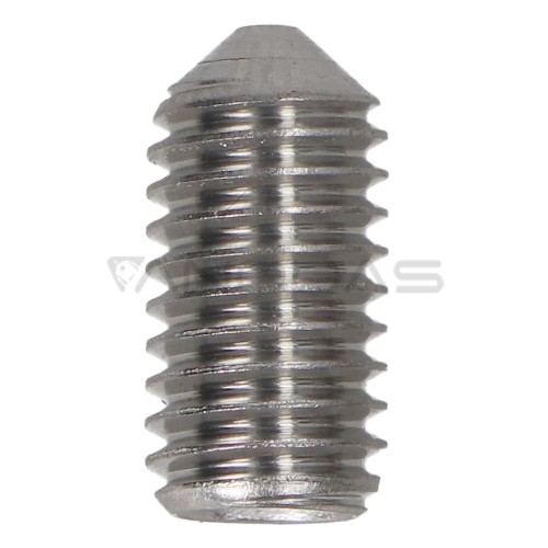 Set screw DIN 914 M4x10 A2, stainless steel (100 pcs.)  Set screw DIN 914 M4x10 A2, stainless steel (100 pcs.)