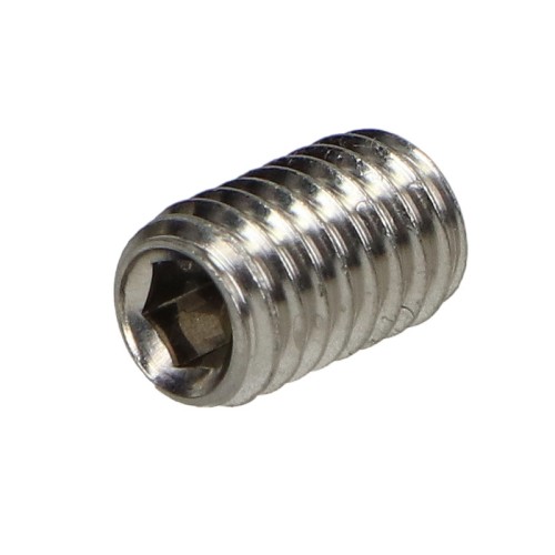 Set screw DIN 916 M5x6 A2, stainless steel (100 pcs.) Set screw DIN 916 M5x6 A2, stainless steel (100 pcs.)