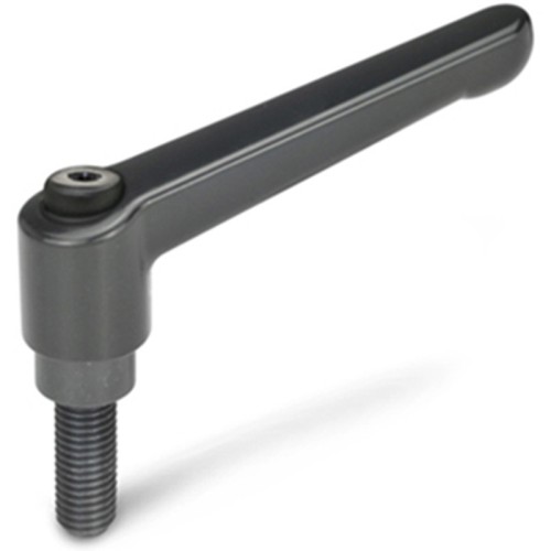 Adjustable lever GN 300-63-M6-32-SZ graphite Adjustable lever GN 300-63-M6-32-SZ graphite