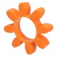 ROTEX 48 92 Shore A T-PUR jungtis oranžinė