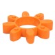 ROTEX 48 92 Shore A T-PUR jungtis oranžinė