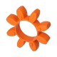 Rotex jungtis 42 92 Shore A oranžinė T-PUR