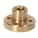 Trapezoidal nut brown with collar reduced 14x4 left