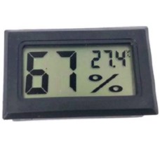 Panel thermometer with hygrometer