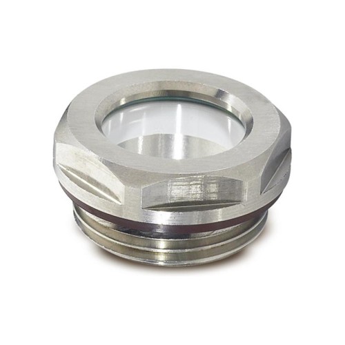 Liquid level indicator, stainless steel GN 743.5-11-G3/8-B - glass, resistance up to 180c Liquid level indicator, stainless steel GN 743.5-11-G3/8-B - glass, resistance up to 180c