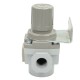 Slėgio reduktorius 1/2" SAR400S (SAR 400-G04BGs) mažesnė versija, įmontuotas manometras
