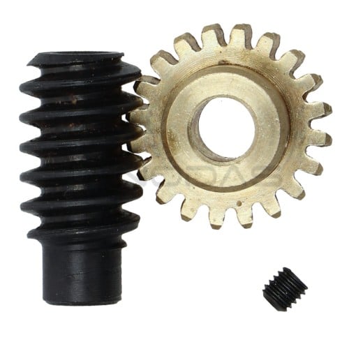 Sliekinė pavara, santykis 1:20, M0.75, Z20  Sliekinė pavara, santykis 1:20, M0.75, Z20