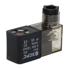 Solenoid valve coil 210 24VDC + connector