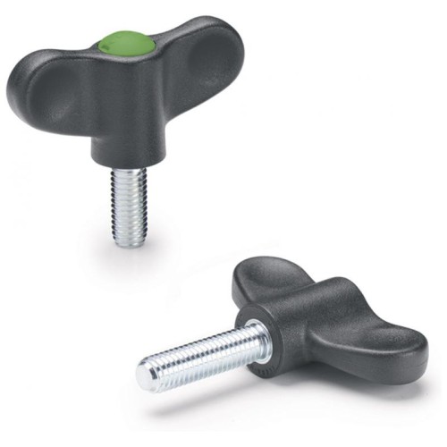 Sparninė veržlė EWN.40 p-M8x40-C17 - srieginis kaištis iš cinkuoto plieno, žalias Sparninė veržlė EWN.40 p-M8x40-C17 - srieginis kaištis iš cinkuoto plieno, žalias